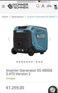 Inverter-Generator KS 4000iE S