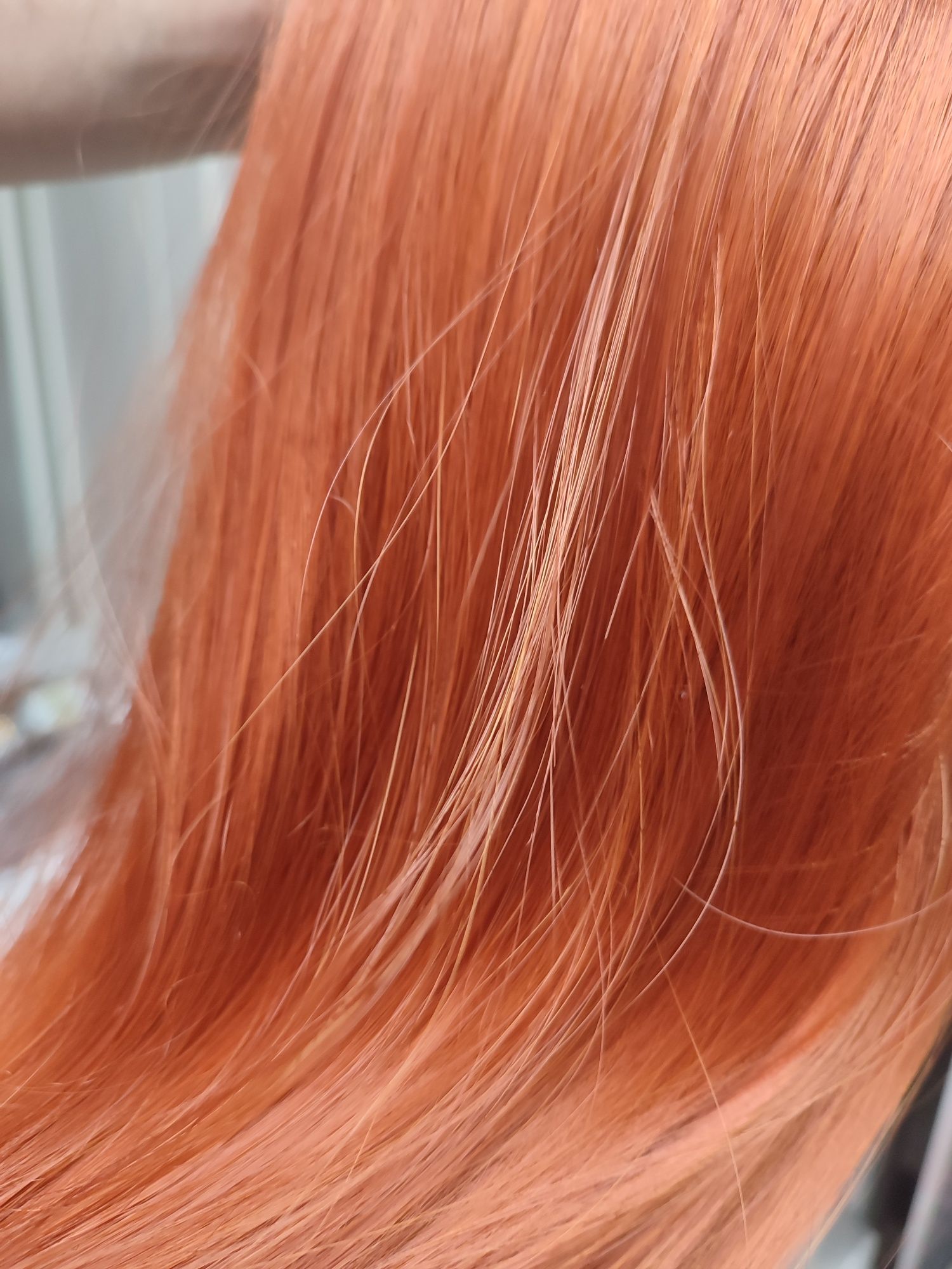 Ruda peruka Orange WIG cosplay