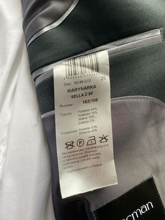 Garnitur Recman butelkowa zieleń jak nowy