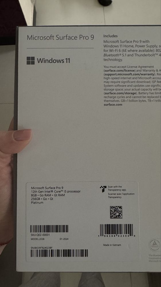 Microsoft surface pro 9