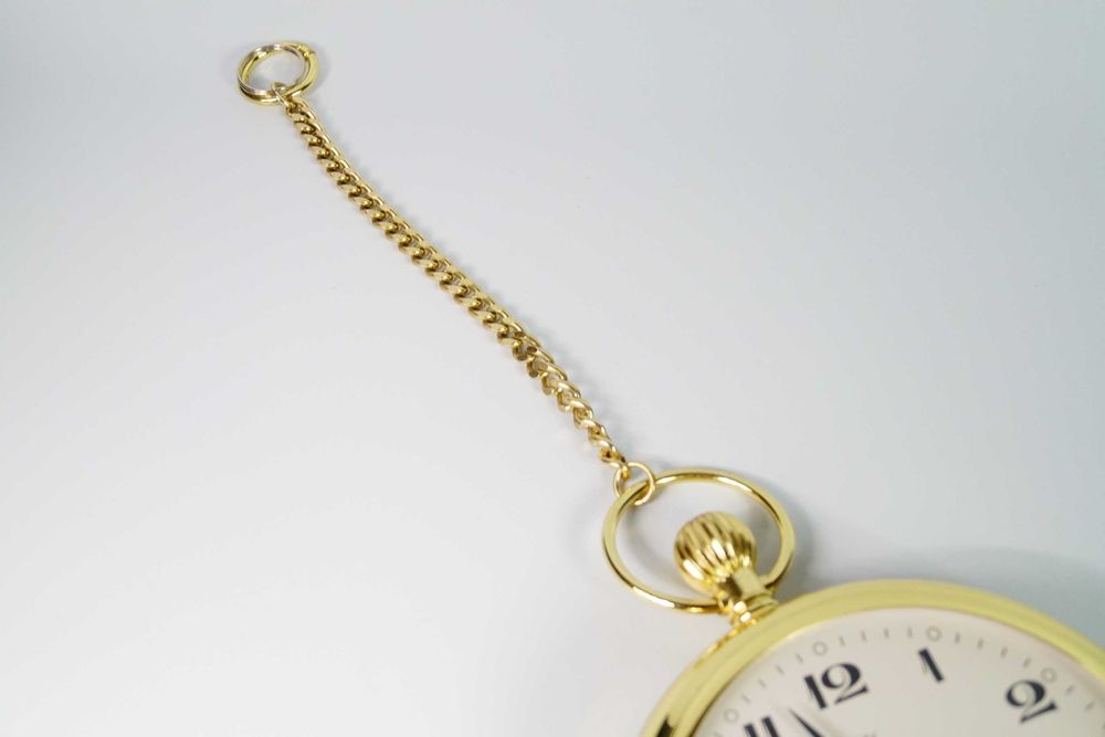 Ładny zegar na łańcuszku 67 cm