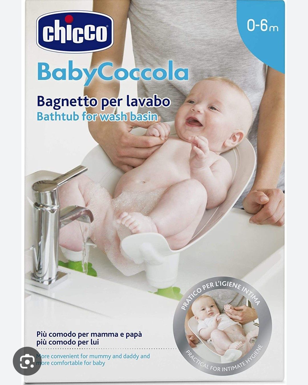 Vendo Chicco baby coccola - banheira para lavatório/bidé ou poliban