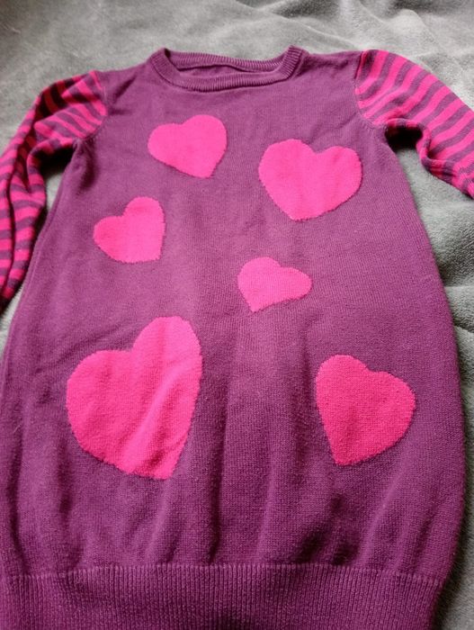 Spodnie dresowe dziewc zestaw,2tuniki, 1bluza Lupilu 98/104