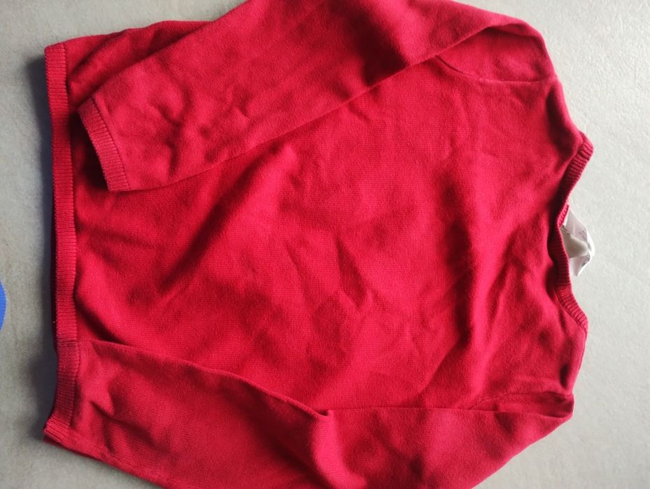 Sweterek świąteczny sowka h&m