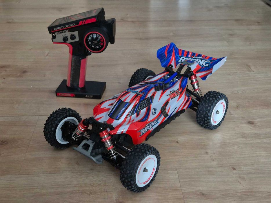 Zdalnie sterowany samochód RC WLtoys 124008 mocny 60km/h 2.4GHz 3S