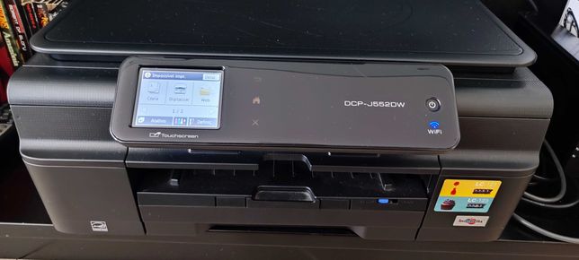 Impressora, fotocopiadora, digitalizadora BROTHER DCP-J552DW Com WI-FI
