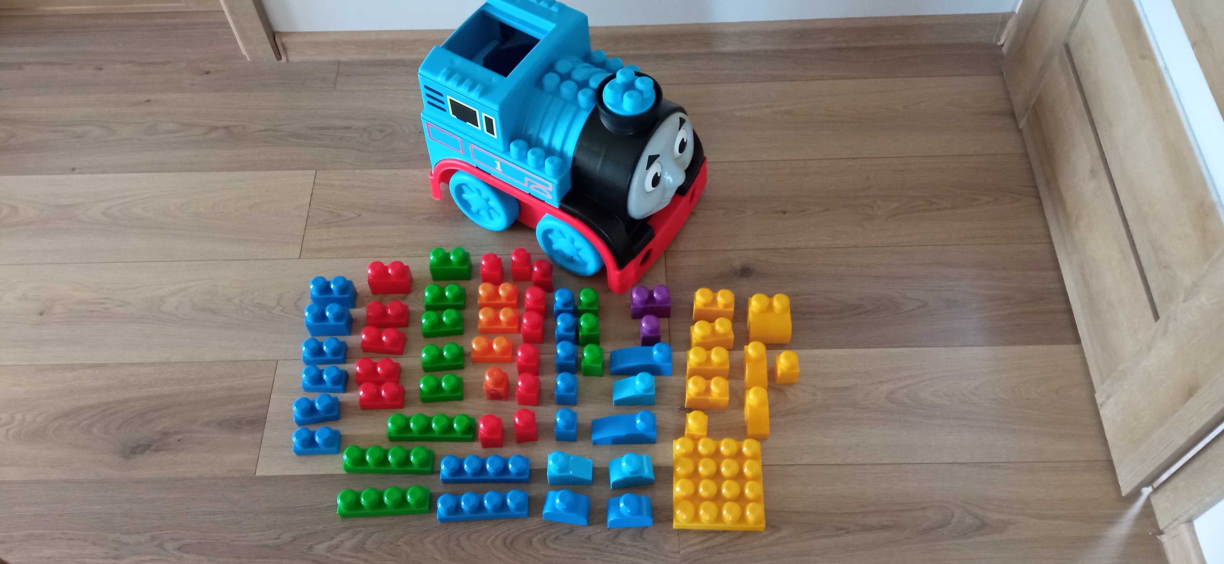 Tomek pociąg i zestaw klocków Mega Blocks