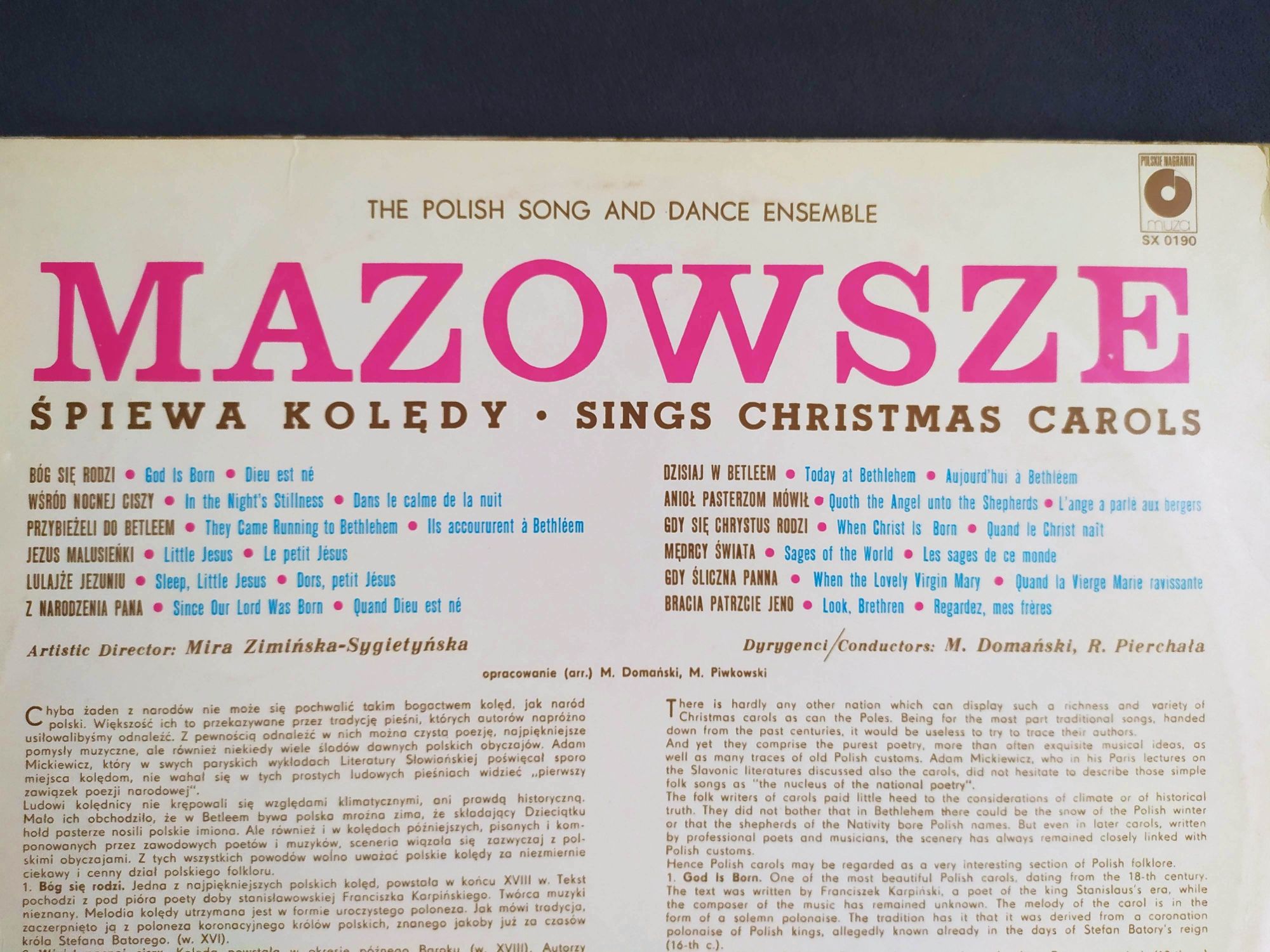 Płyty winylowe duże - Kolędy i pastorałki