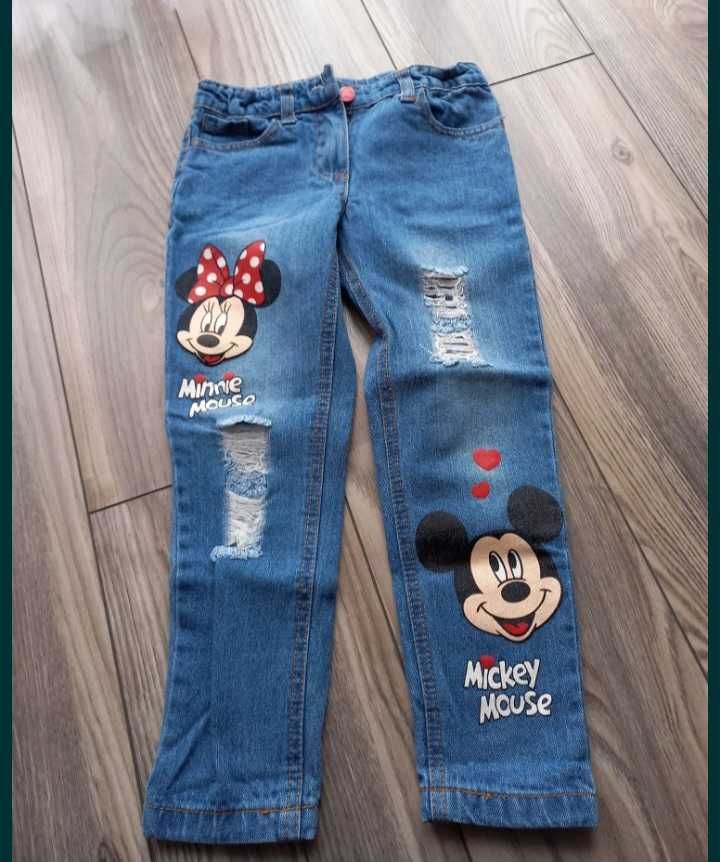 Spodnie dziecięce Disney Myszka Minnie i Mickey 116 cm