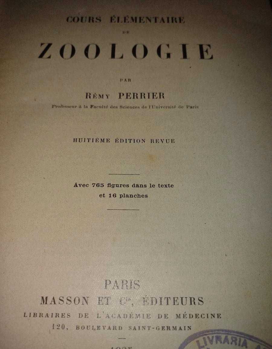 Zoologie - Rémy Perrier 1925