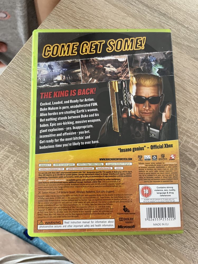 Duke nukem xbox360