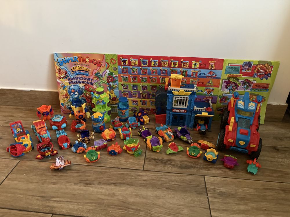 Super Zings/Things 145 sztuk Enigma Kid Fury Pojazdy