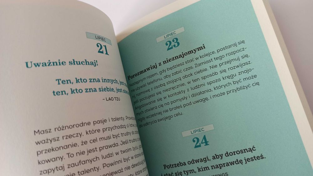 Jak zadbać o siebie. Afirmacje na każdy dzień roku.