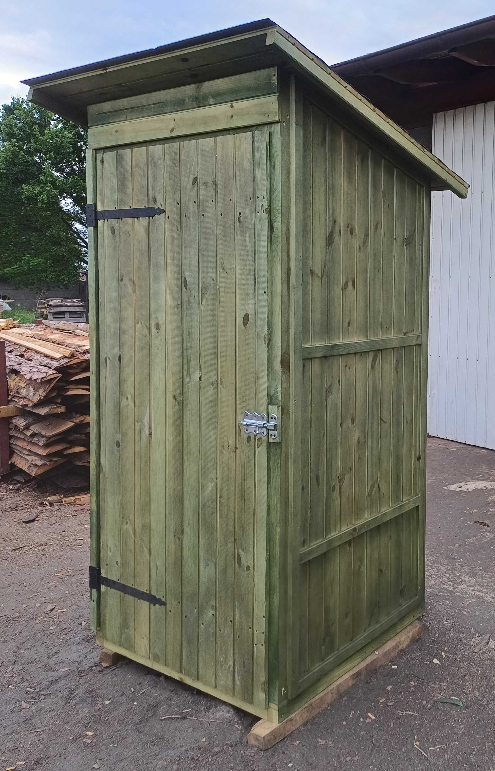 Toaleta drewniana WC Wychodek na budowę Sławojka Szalet