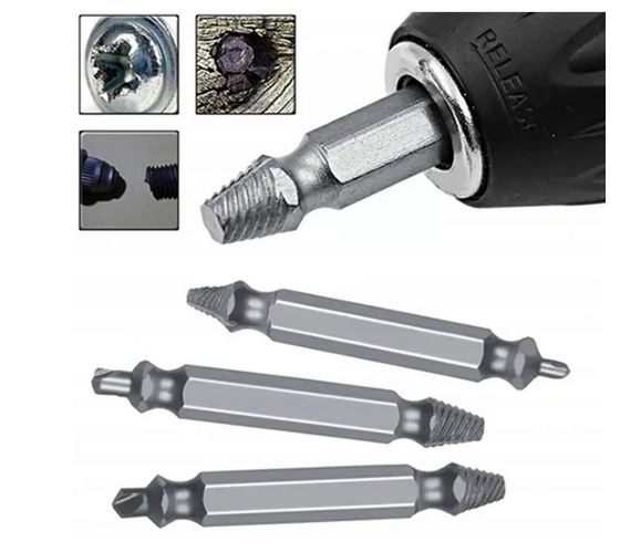 Wykrętaki Do Zerwanych Urwanych Śrub Zestaw W Etui