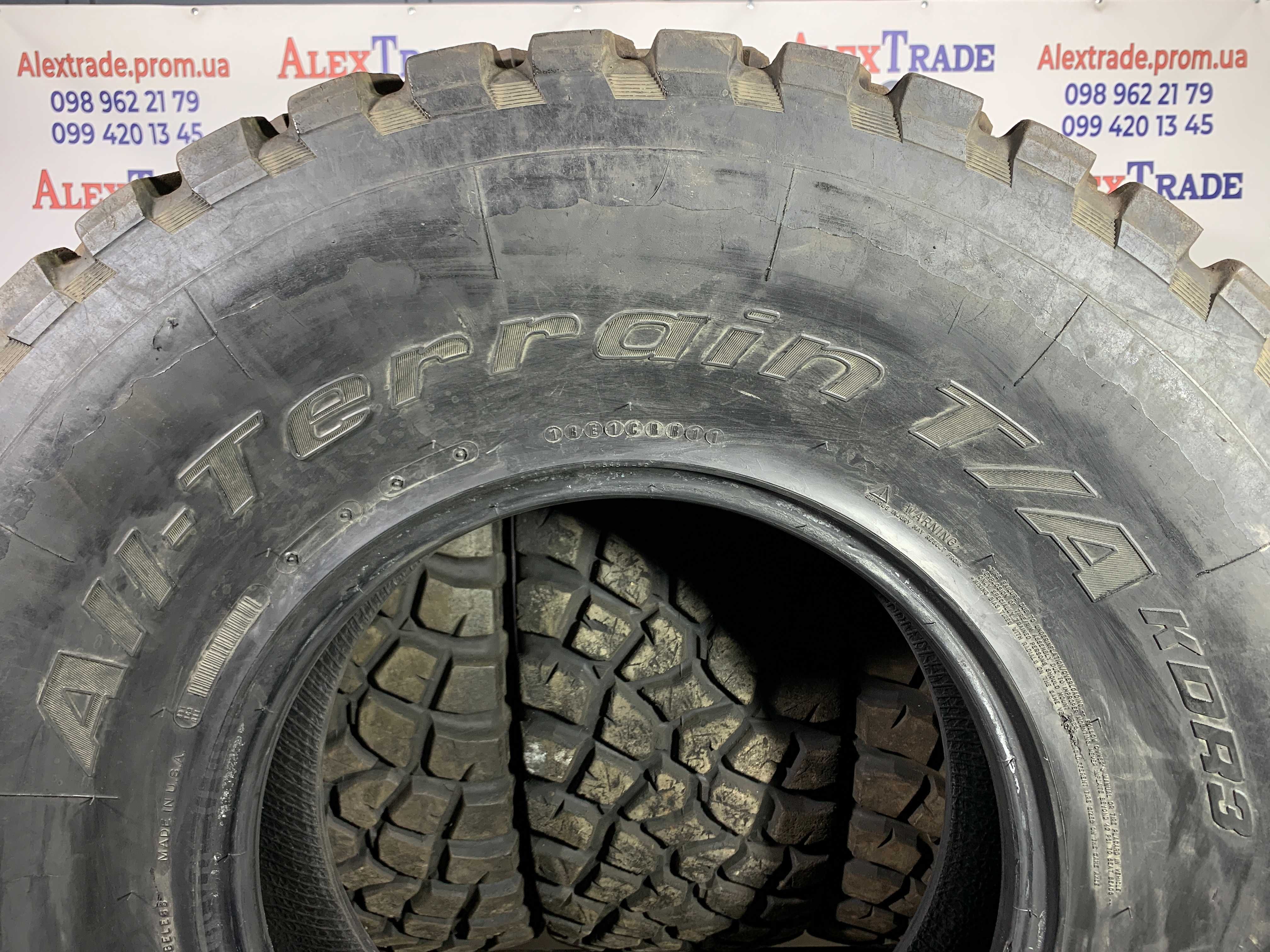 4 шт. 37х12,5 R17 BFGoodrich All-Terrain T/A KDR3 шини б/у, 2023 рік
