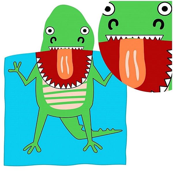 Ręcznik Kąpielowy 60x120 Ponczo 02 Mikrofibra