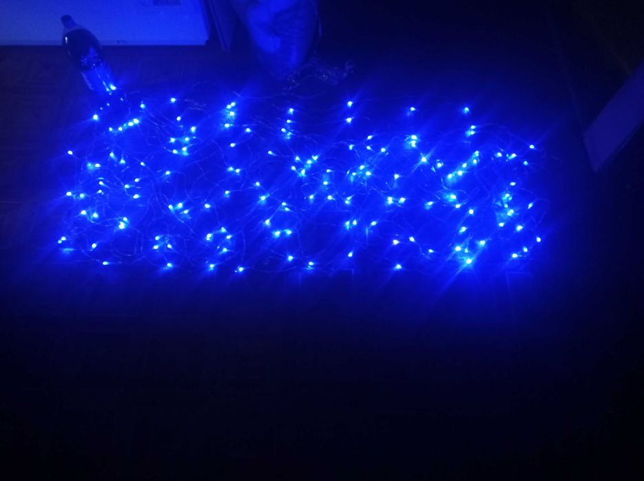 Kurtyna swietla swiateczna.