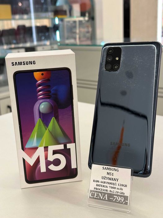 Samsung M51 6/128GB Topcase Vivo *Raty 0%