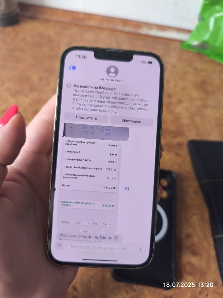 iPhone 13 pro złoty