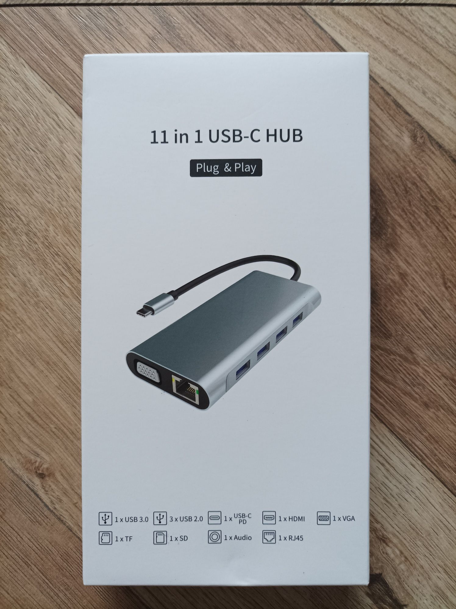 Koncentrator 11 w 1 USB C