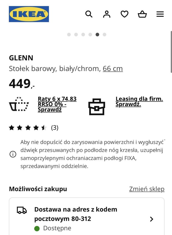 Hoker, stołek barowy