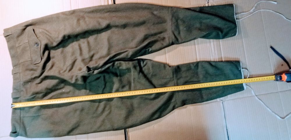 Unikatowe spodnie ułańskie wojskowe stan bd. mundur rogatywka siodło