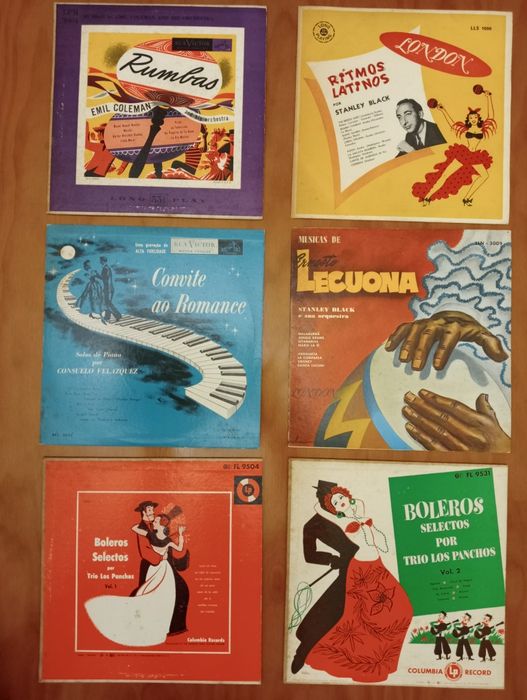 Discos de Vinil de Música Latina- Americana- Anos 50
