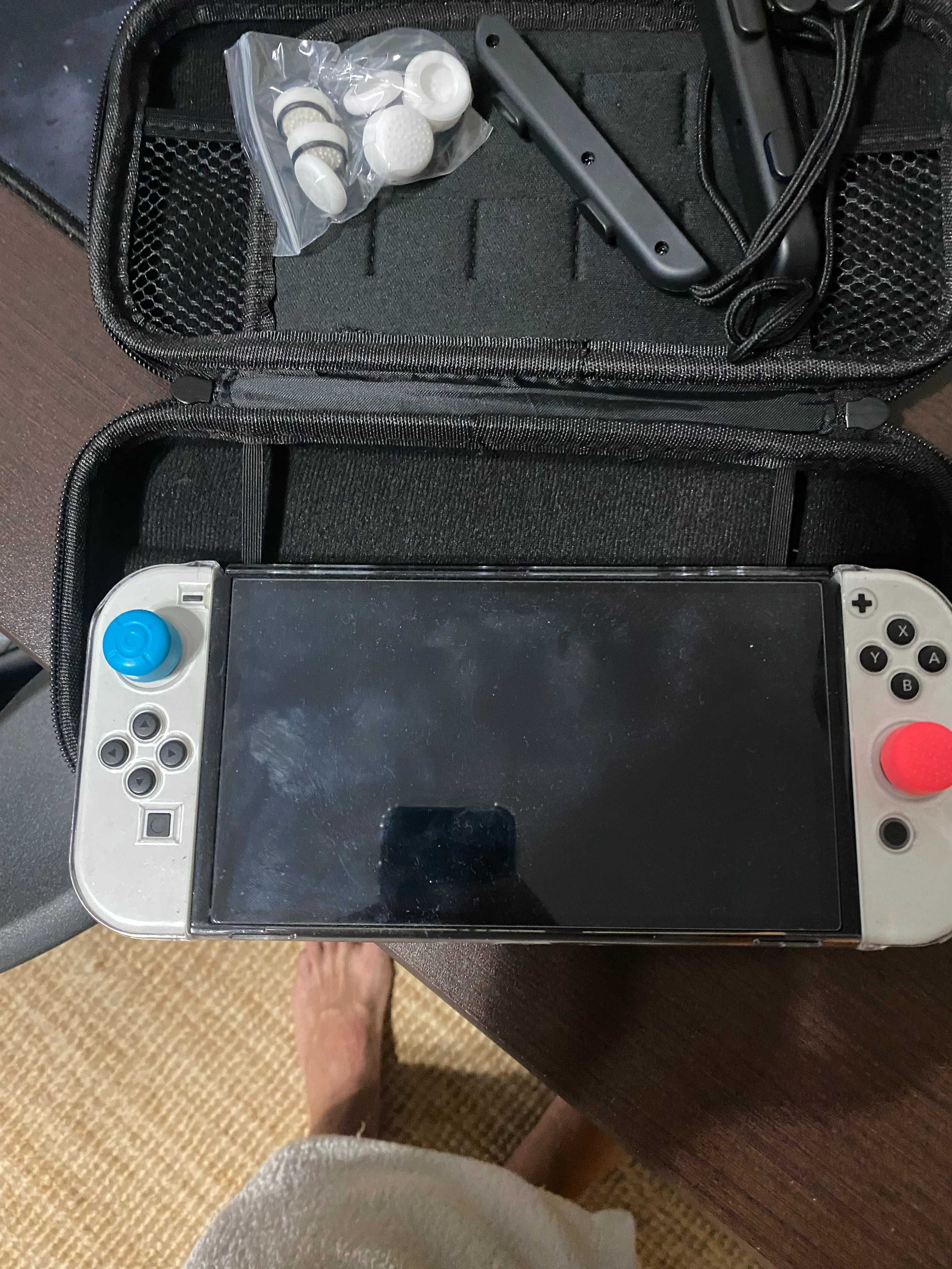 Nitendo Switch OLED com jogo