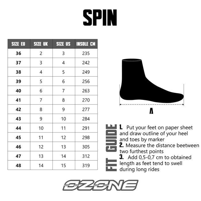 Buty motocyklowe Ozone Spin ,trampki motocyklowe