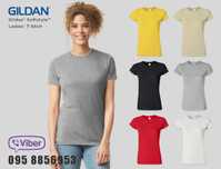 Футболка женская 100% хлопок Gildan  Softstyle Ladies Cotton t-shirt