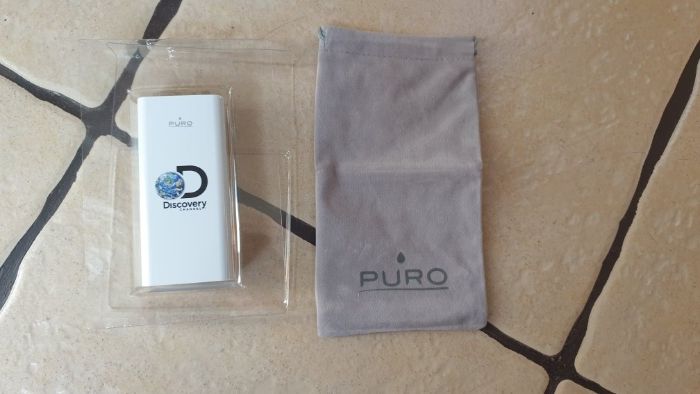 PURO Uniwersalny Power Bank 2.1A 5200mAh biały