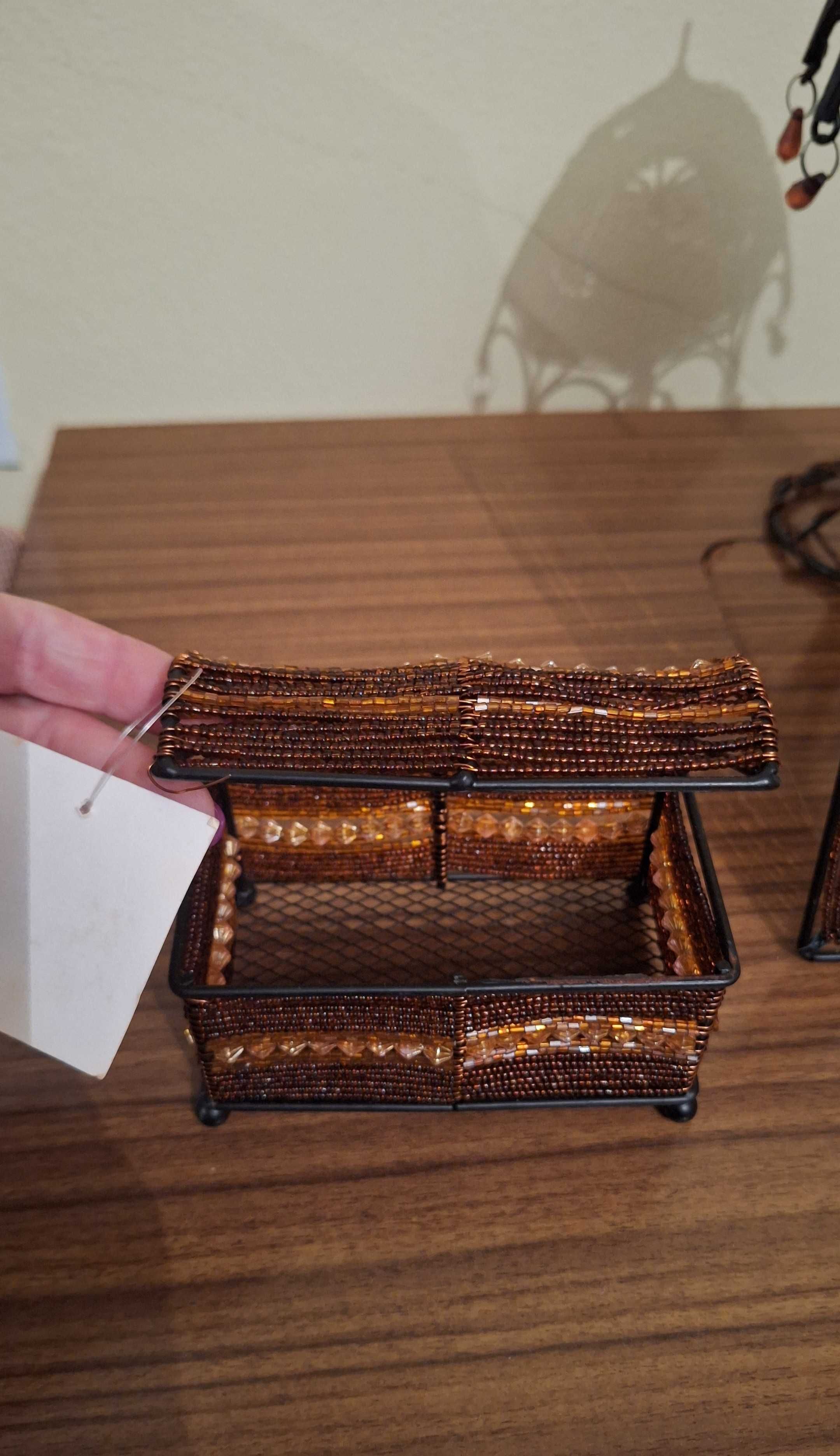 Conjunto porta-fotos, porta joias e candeeiro