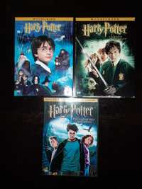 Dvds Harry Potter 1,2 e 3