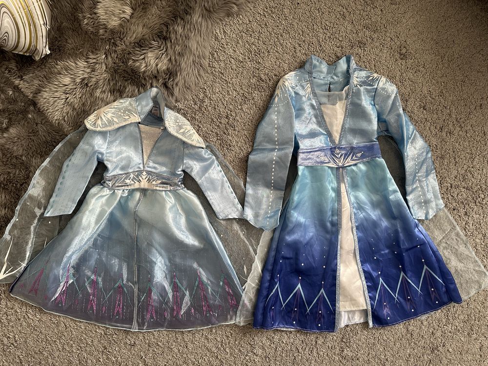 Платье Эльзы 2-3,4-5,5-6 и 7-8 лет оригинал Disney
