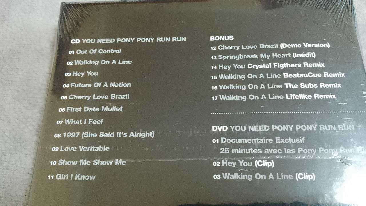 PONY PONY RUN RUN. новый фирменный cd + dvd бокс-сет