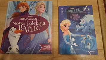 Dwie książeczki z przygodami Anny i Elsy z Krainy Lodu