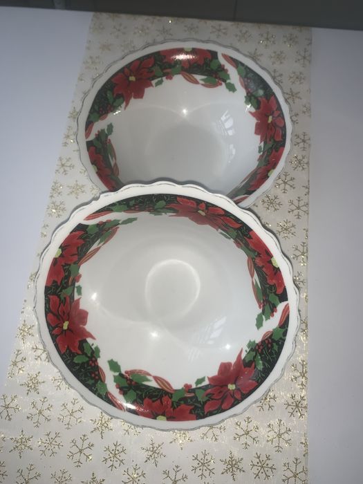 Miseczki Z Motywem Świątecznym