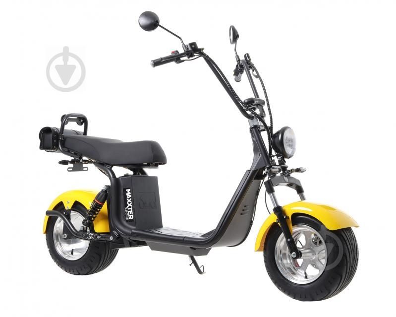 Электроскутер Maxxter ROCK Black-yellow