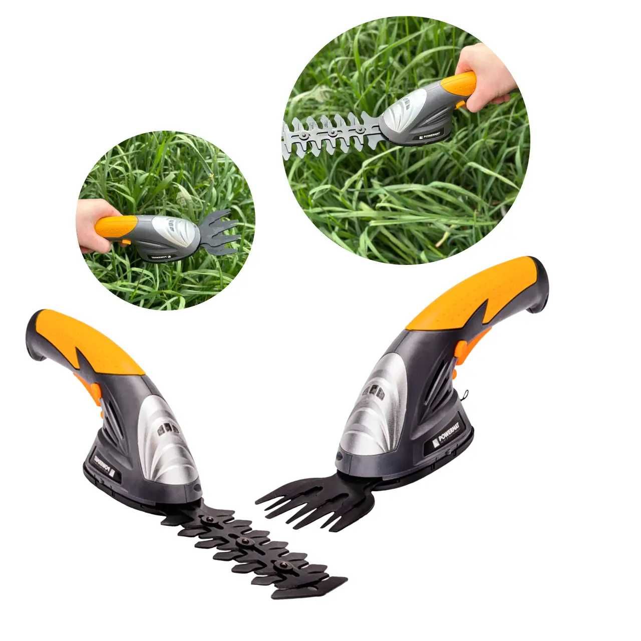 Ножиці акумуляторні для трави і саду POWERMAT PM-ANTK-3.6T