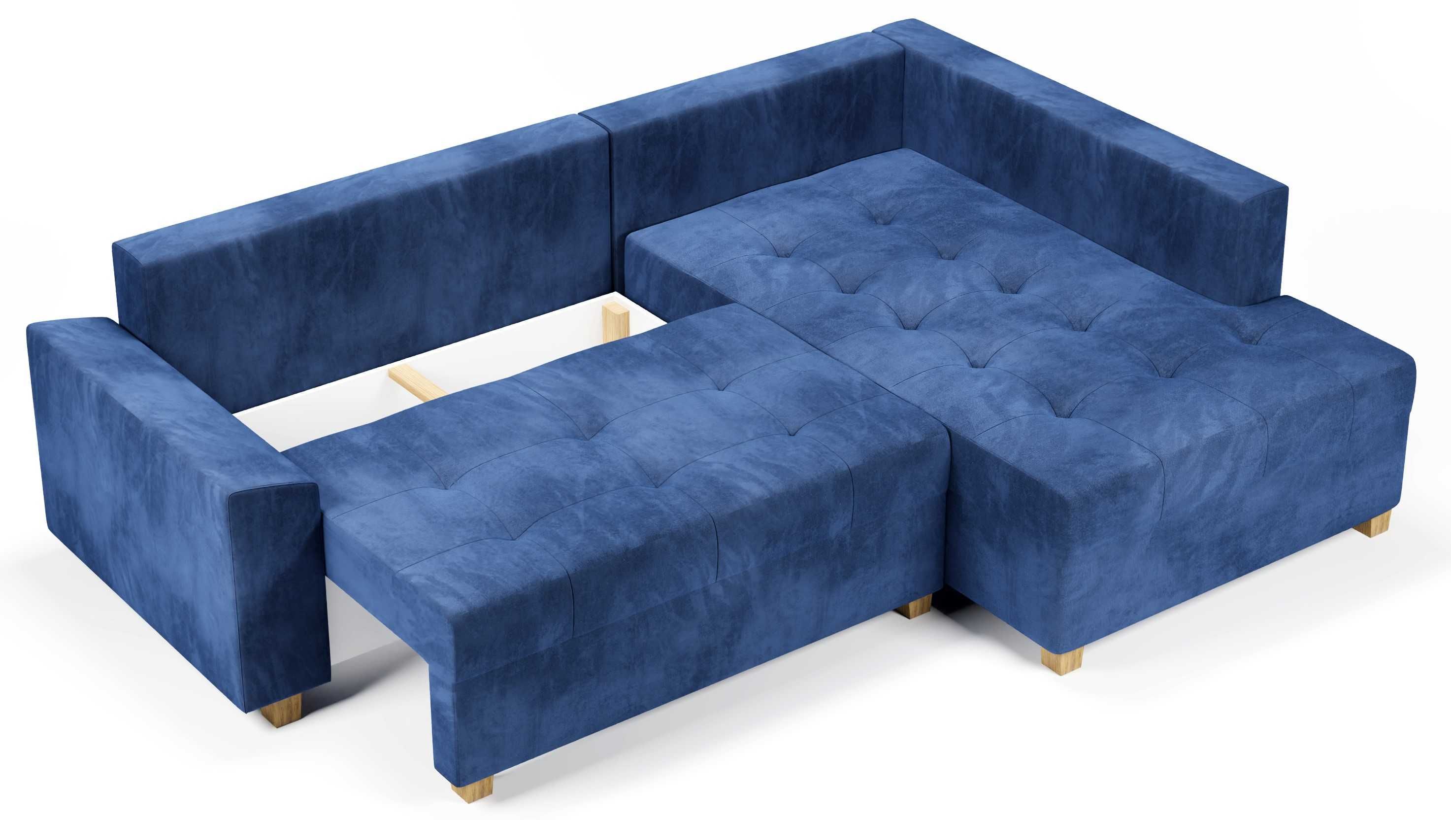 Wygodna kanapa SOFA z funkcją spania ASTON narożnik od PRODUCENTA