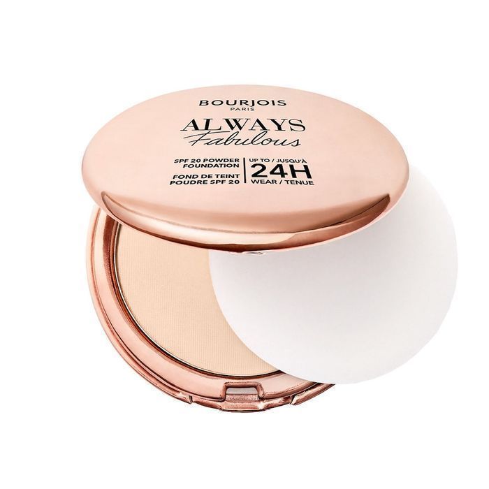 Bourjois Always Fabulous matujący puder w kompakcie  100 Rose Ivory 7g