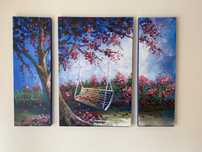 Quadro pintado a óleo