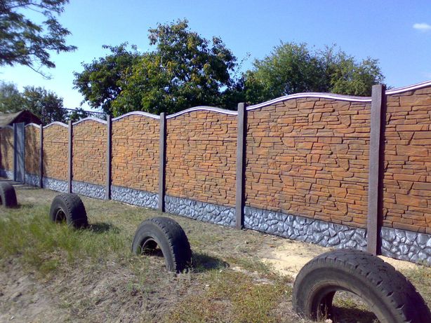 бетонный забор вінниця ціни