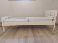 Łóżeczko dziecięce Ikea Kritter 70x160 z materacem