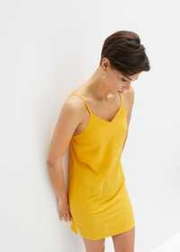 B.P.C sukienka letnia mini żółta r.40