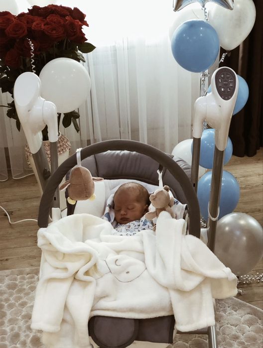 Стільчик для годування + гойдалка MominLove TwinkleDuo