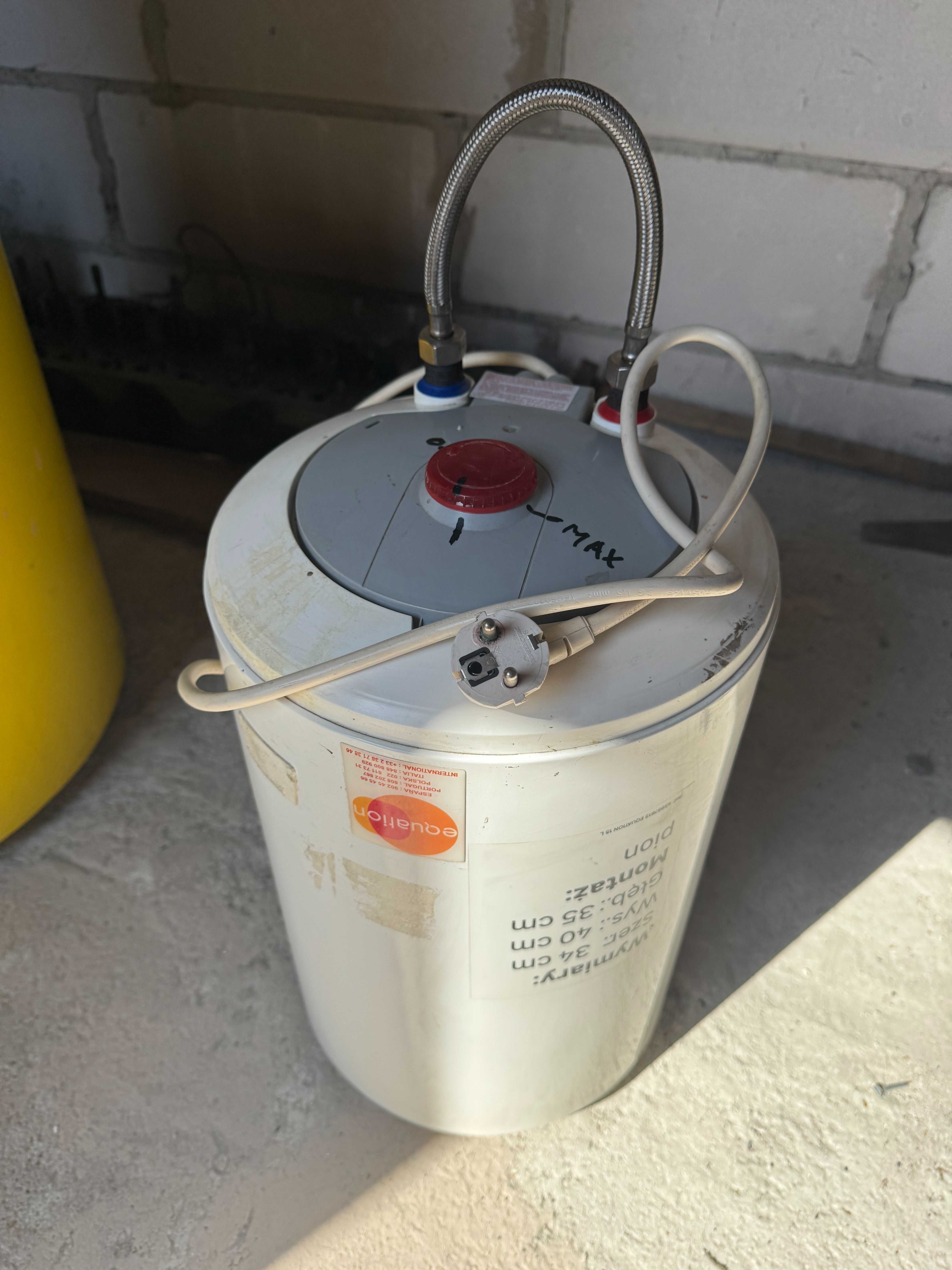 Bojler elektryczny Equation TS1 15L 2000W – Sprawny, gotowy do montażu