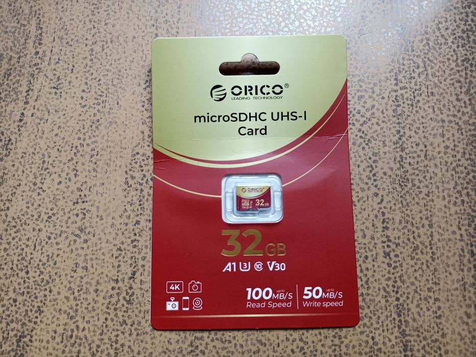 Карта пам'яті microSDHC Orico 32Гб, нова