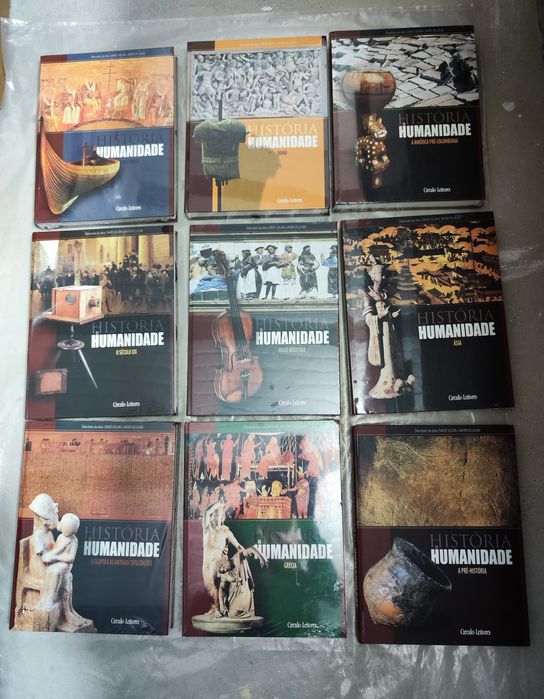 "História da Humanidade"em 10 volumes do Círculo de Leitores
